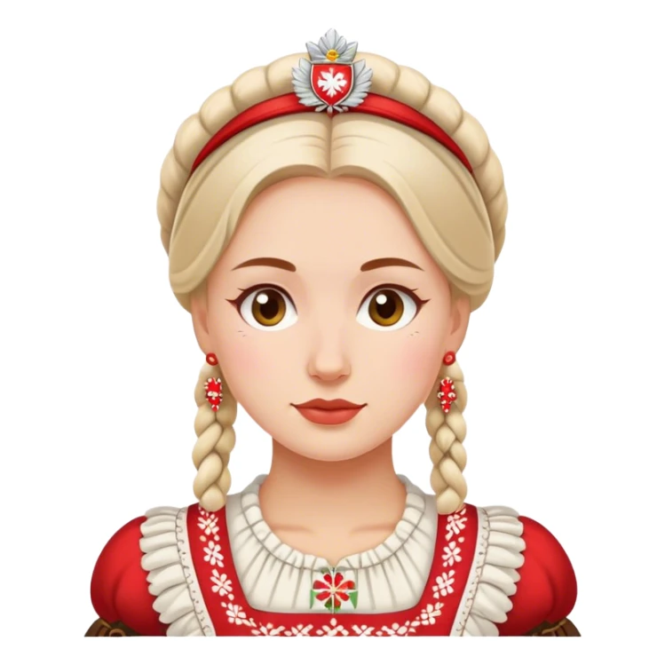 polish patriot woman poland sticker