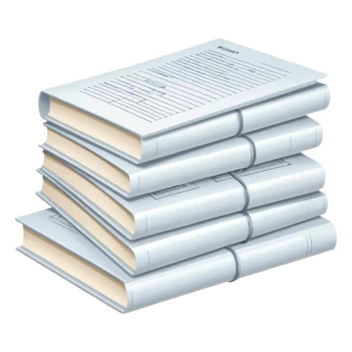 Pile of patent papers sticker