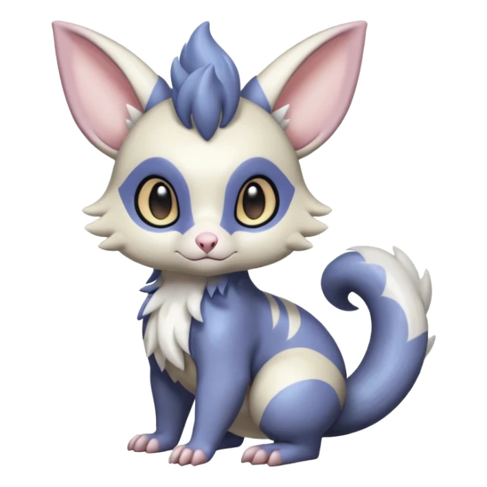 Shiny Furret-Absol-Noibat-Trico-Hybrid (Full body) sticker