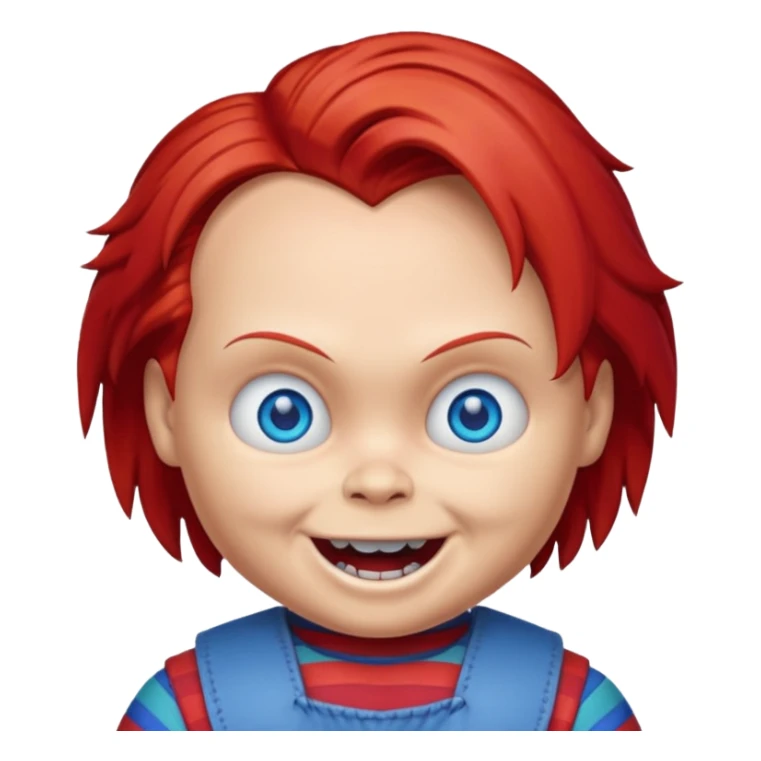 Un emojin de chuky sticker