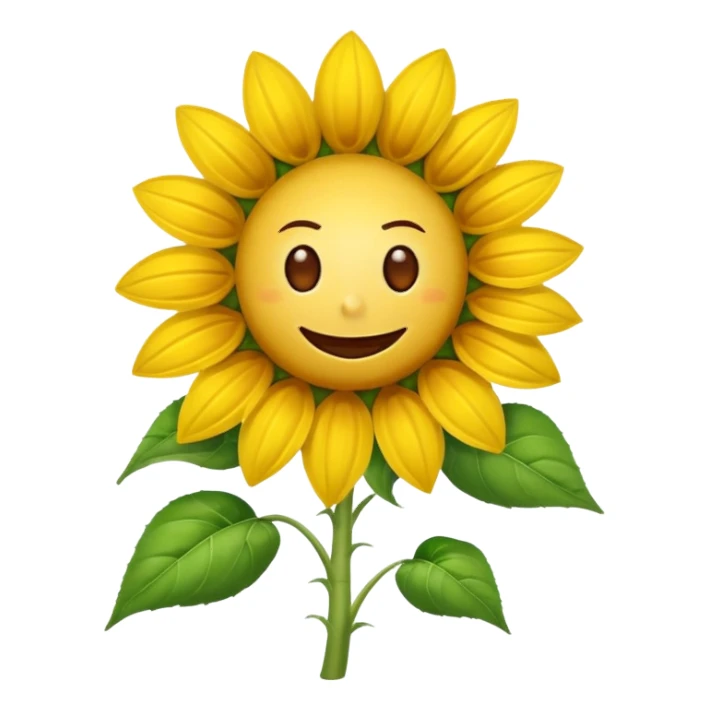 a picture of the sunflower from Plants vs. Zombies sticker