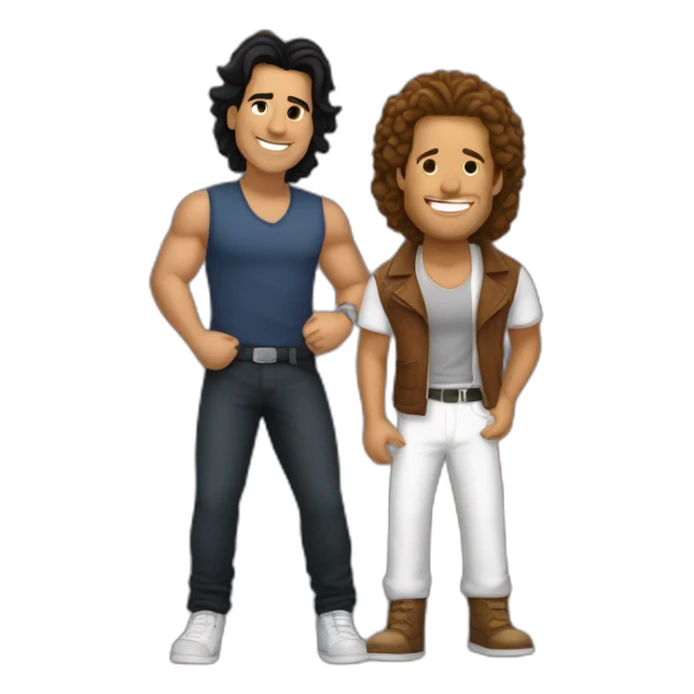 Carlos vives and romeo santos sticker