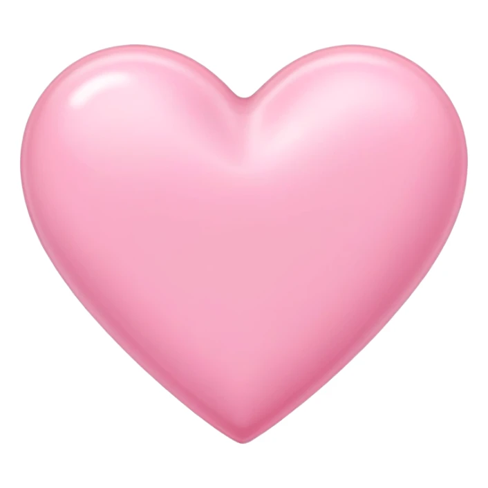 Sweet pastel pink heart  sticker