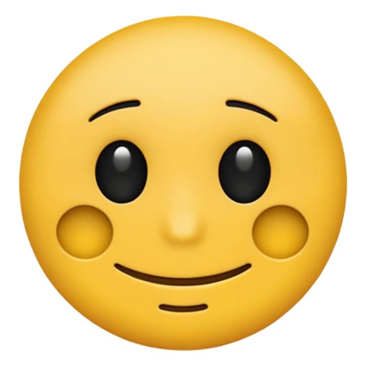 minimal flat yellow emoji face #FFCC4D, circular, no nose or eyebrows, eyes are straight horizontal dashes, mouth is a bold black X for repressed expression, clean, standard emoji look, no gradients or shadows, transparent background sticker