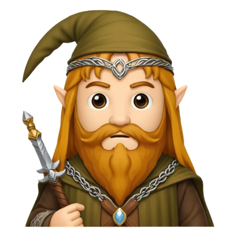 gimli lord of the rings sticker