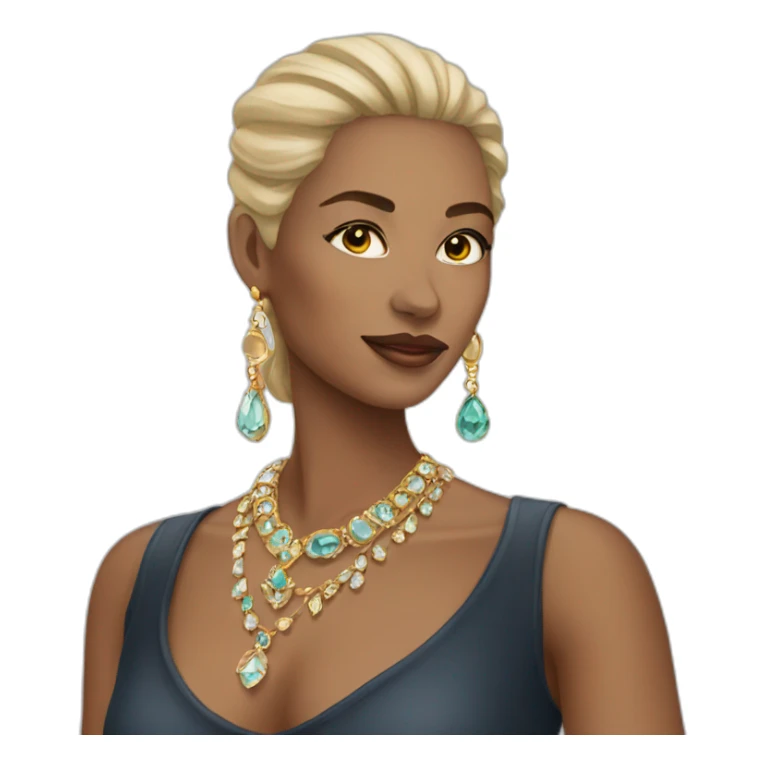 women with jewelery sticker