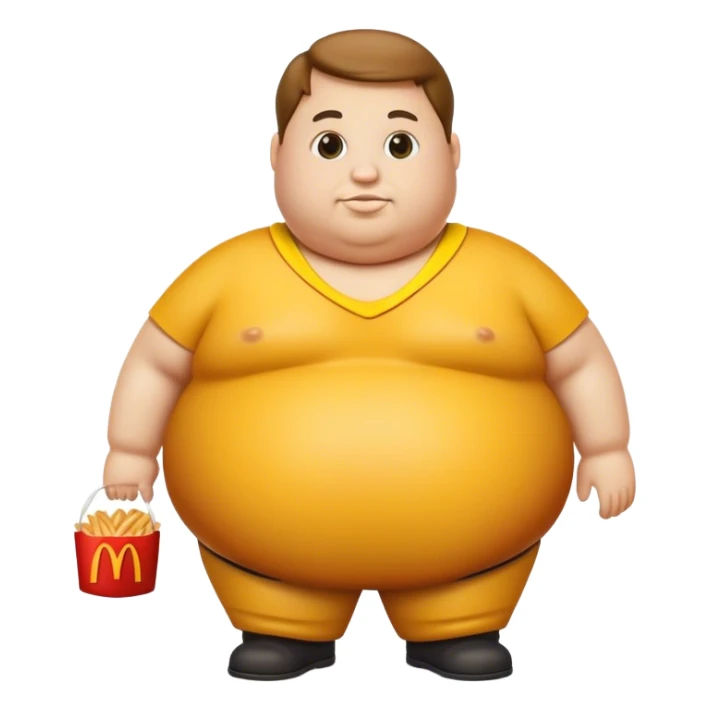 FAT gut Rating McDonald’s sticker