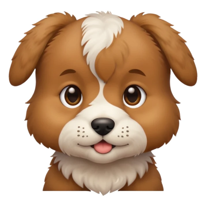 Puppy with mens sticker