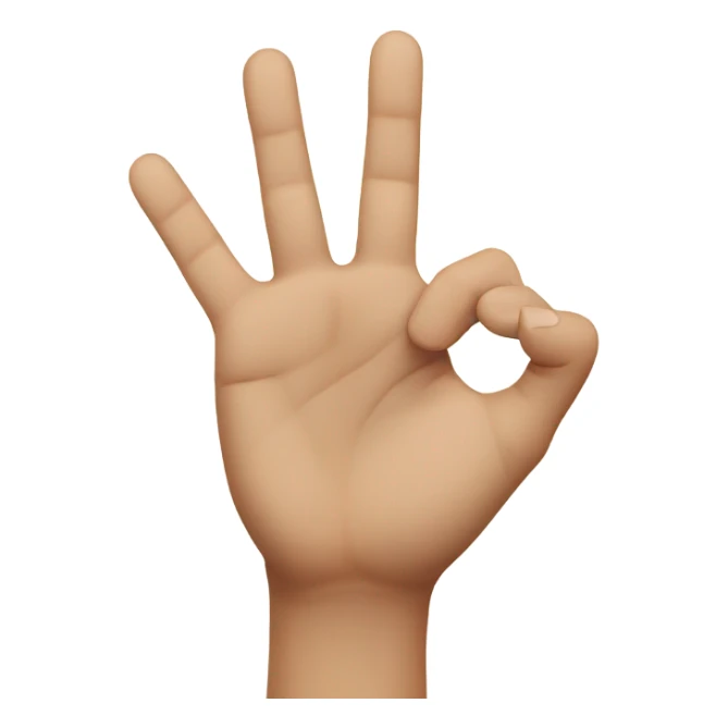 Asian hand sign of a heart pointer finger and thumb  sticker