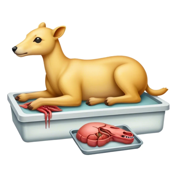 Animal autopsy sticker