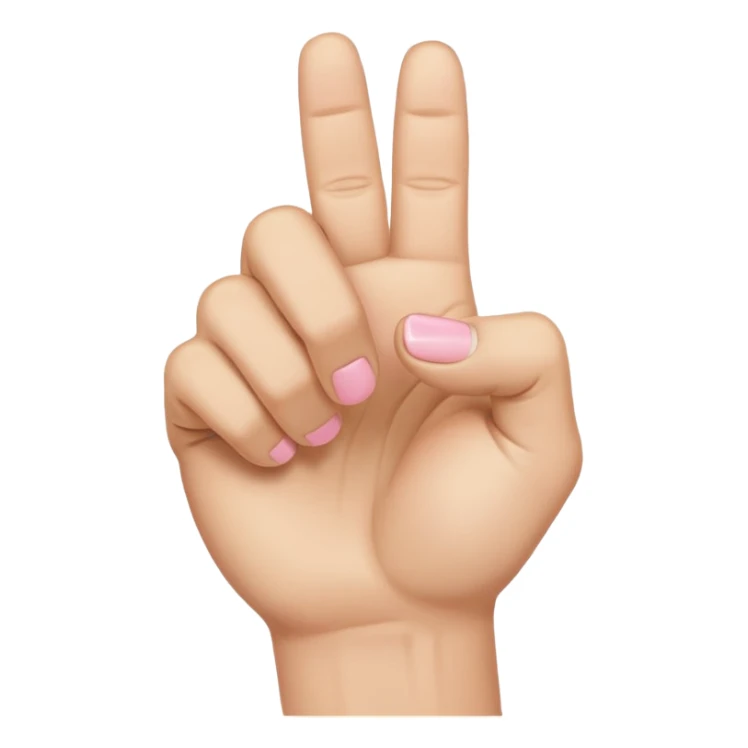 fist closed and pinky finger out sticker