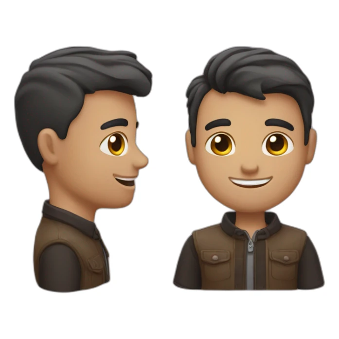 Homme amoureux sticker