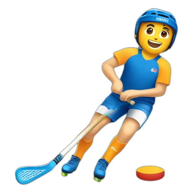 Canne de unihockey sticker