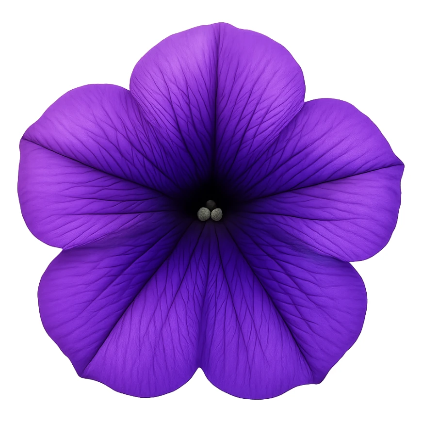 Purple-Violet-Indigo-Purple-Gradient Petuniaemoji    , remove background sticker