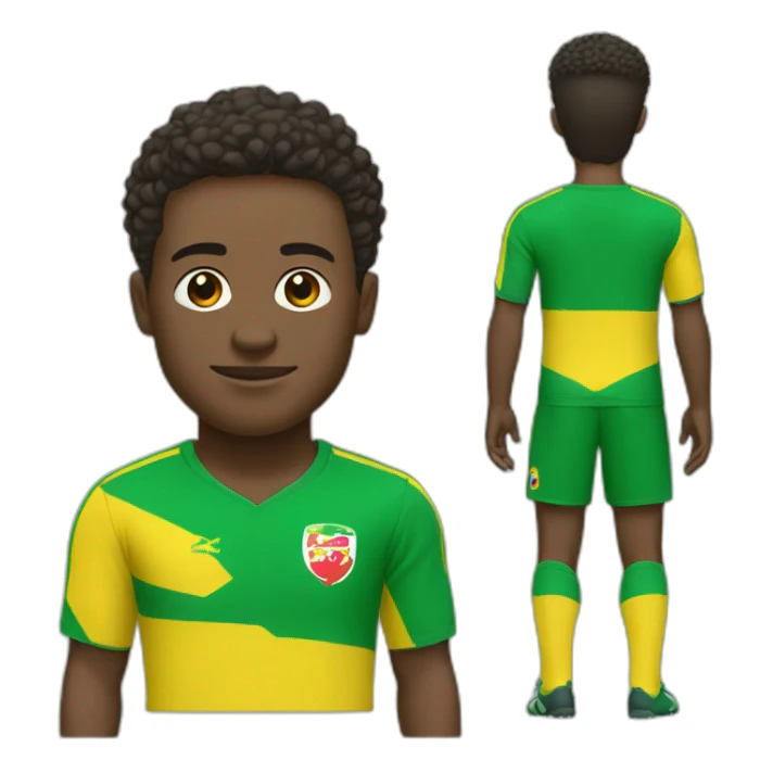 Togo football kit sticker