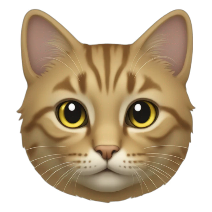 Un chat qui dor sur un sticker