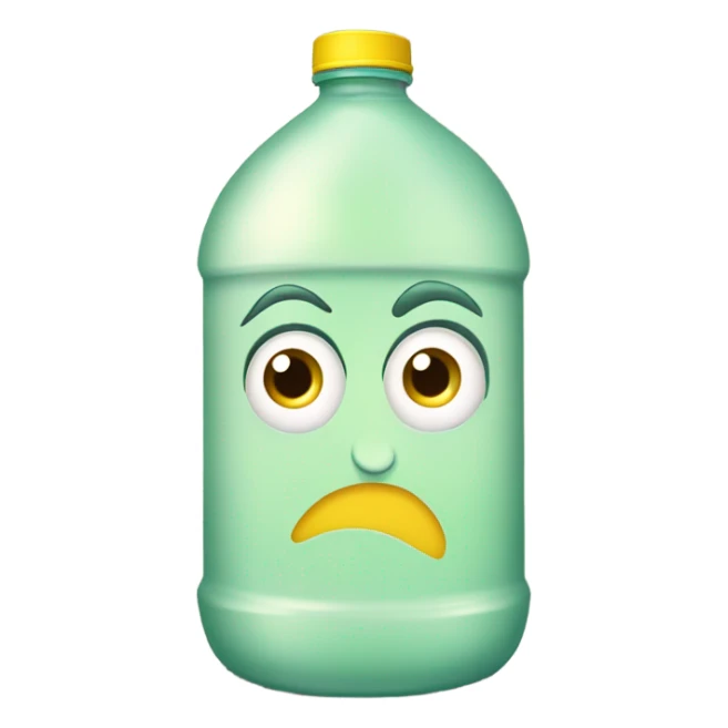 Nervous gallon of lemonade  sticker