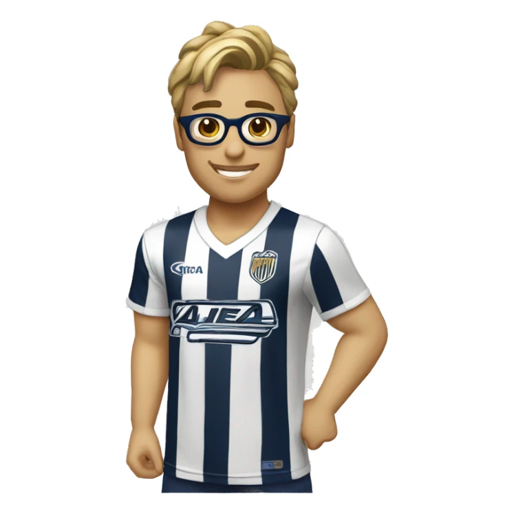 Camiseta alianza lima con lentes sticker