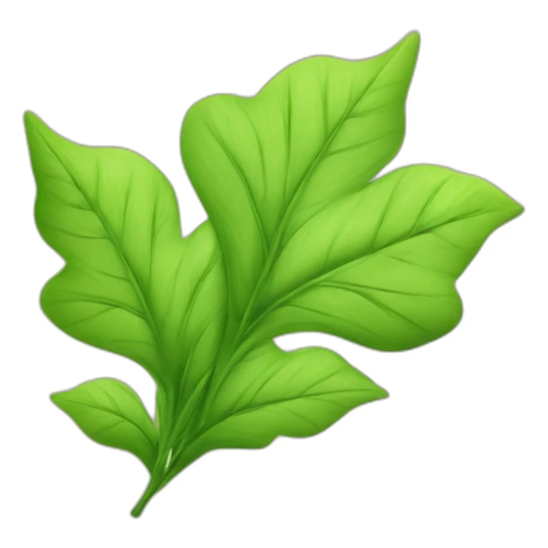 5 feuille d’érable japonais verte symetrique sticker