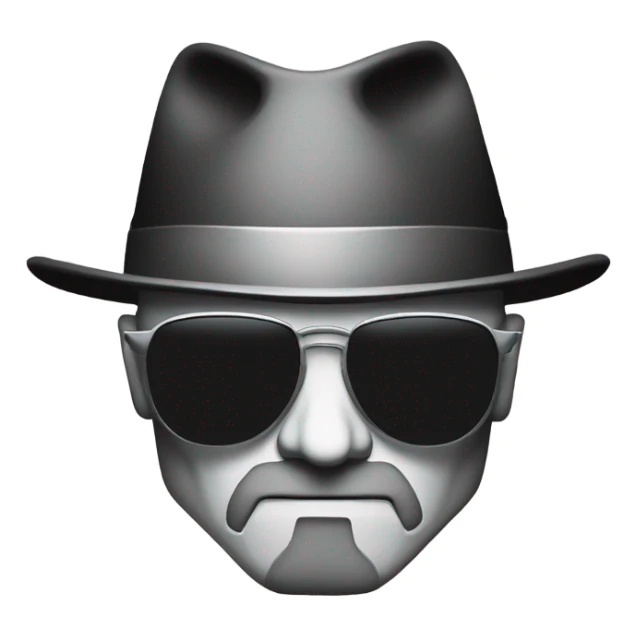 Breaking bad silhouette Heisenberg logo sticker