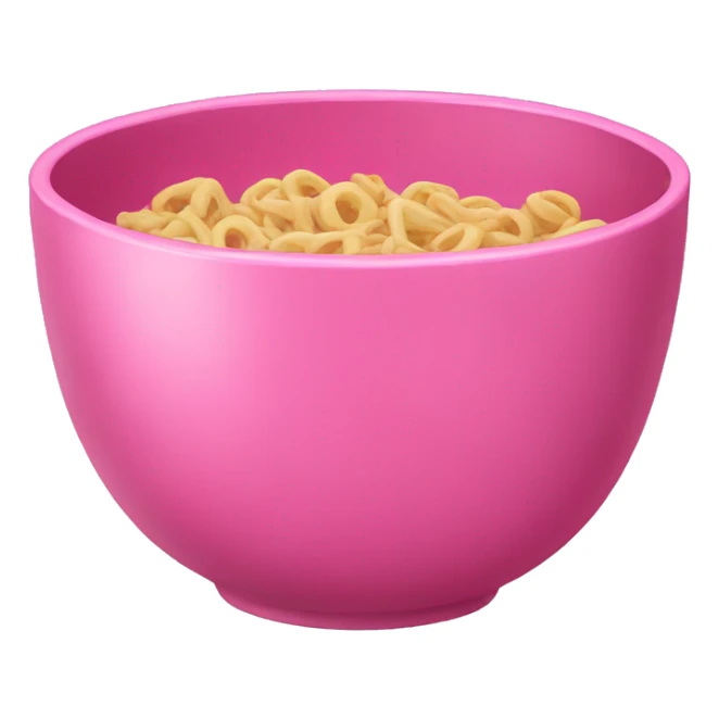 Pink bowl  sticker