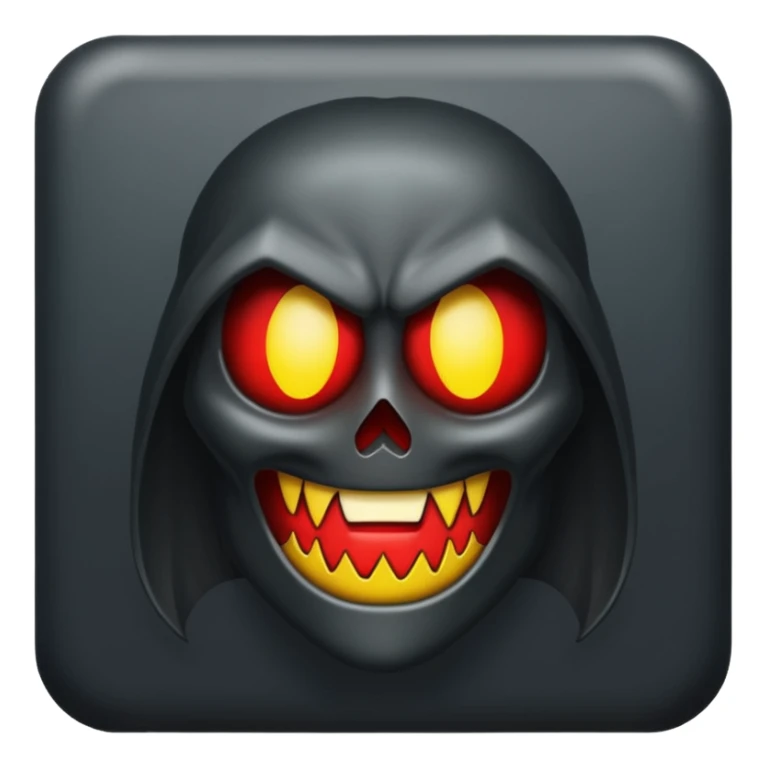 Create an emoji of doom with the sigma cool look sticker