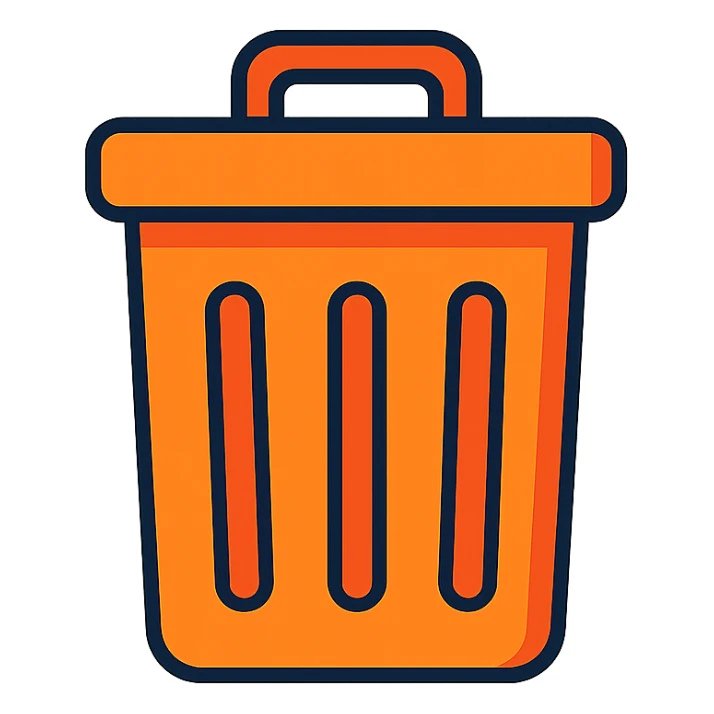 trashcan sticker