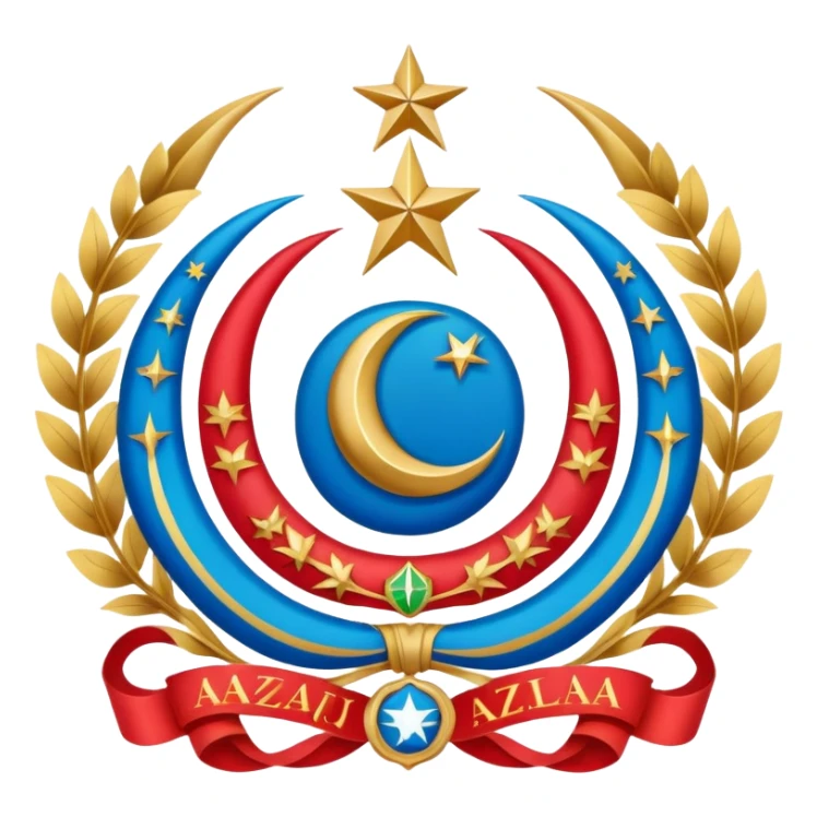 Azərbaycan respublikasının Gerbi sticker