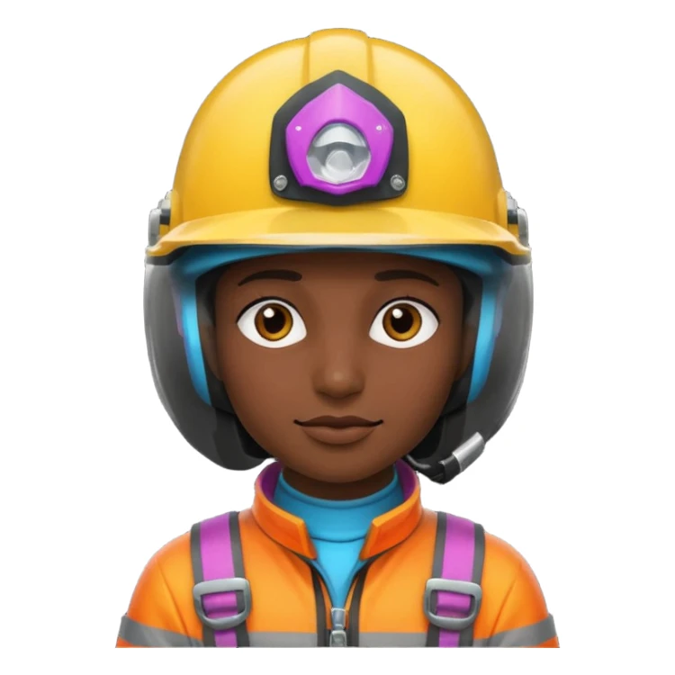 Colorful Helmeted Traveler sticker