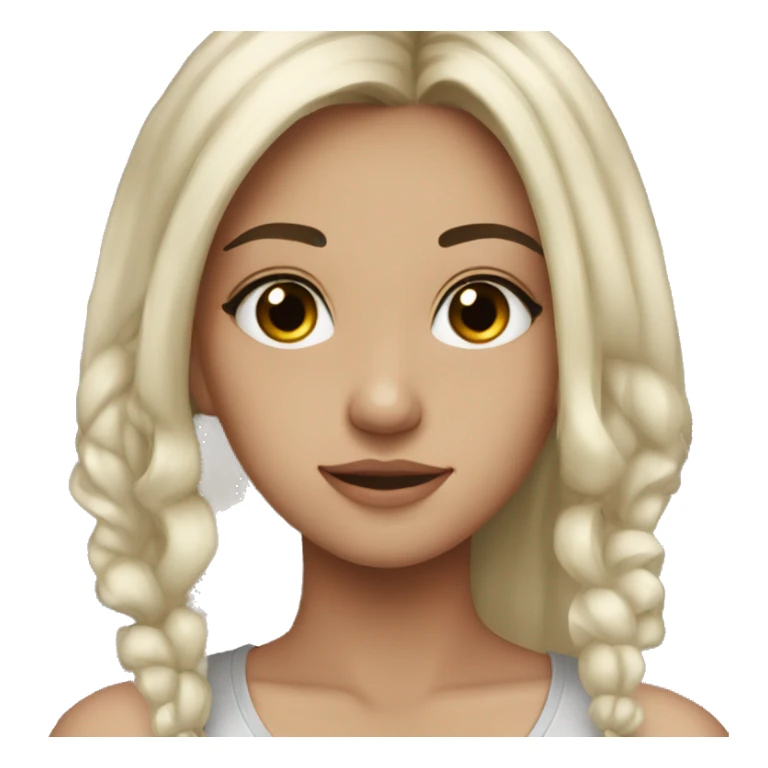 girl 18 years old, black hair, black eyes, very pretty sticker