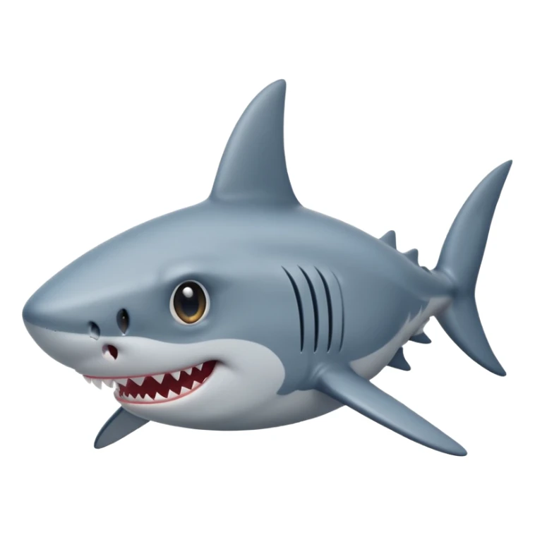 Shark with stars in the eyes sticker