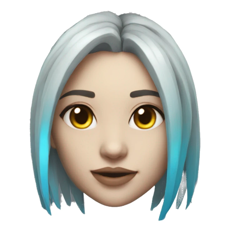 3D kalista portrait fan art sticker