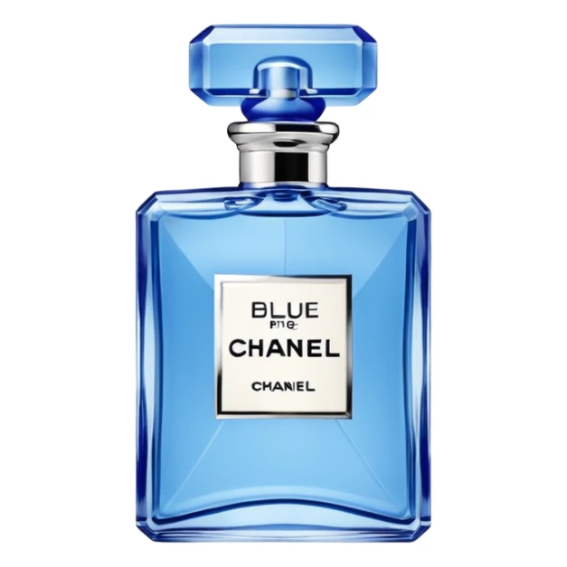Create perfume emoji for blue de Chanel and jpg sticker