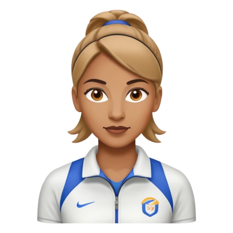 female sport coach  sticker