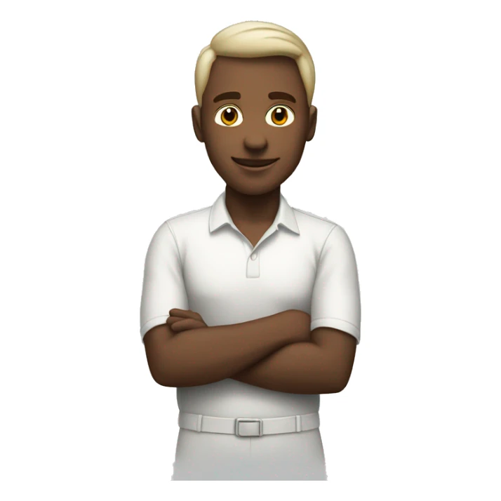 A white heart and around the races sticker