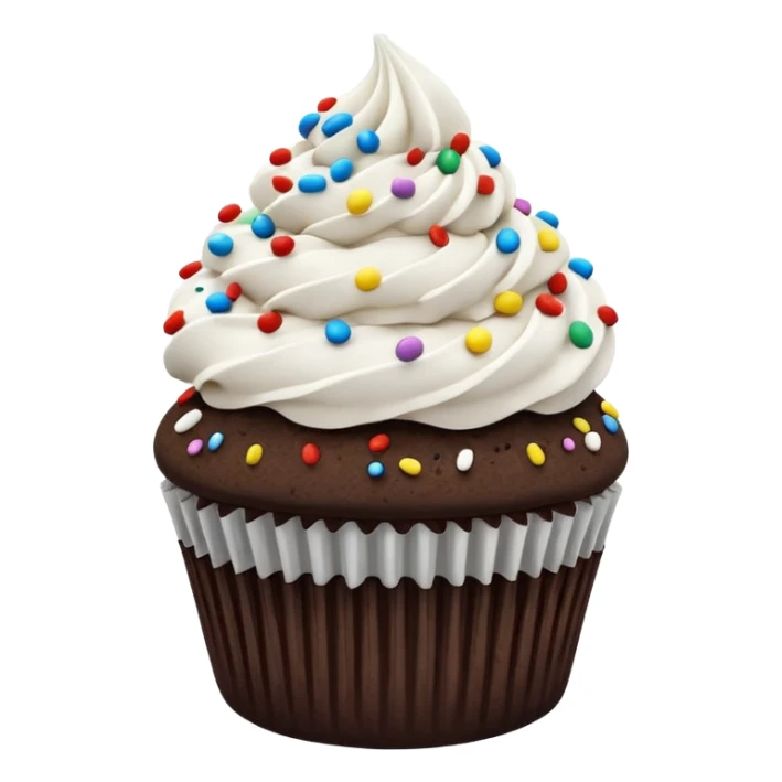Cookies and cream cupcake sticker