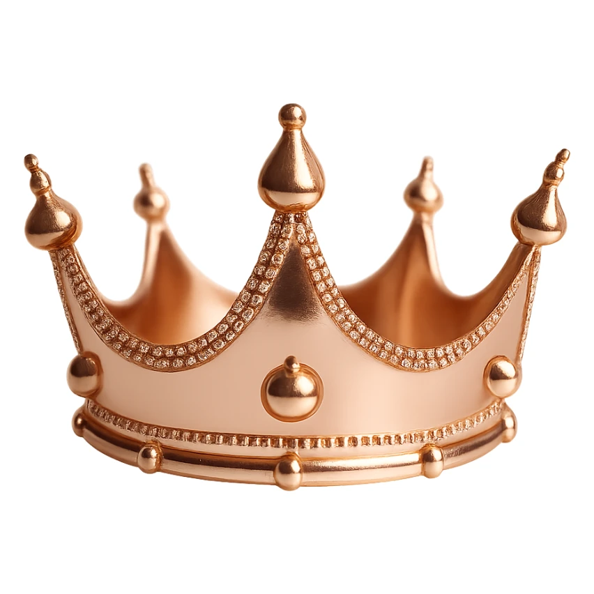 Remove the background from the image, keeping the crown edges clean and sharp with no background visible. sticker