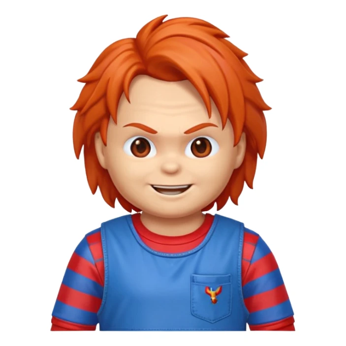 Un emojin de chuky sticker