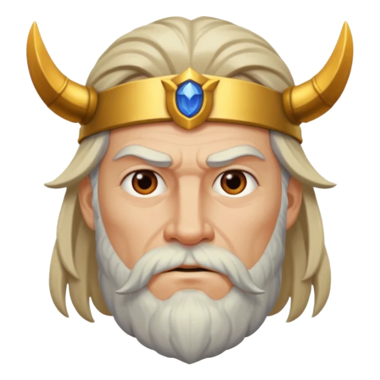 Odin marvel movies character face only younger sticker