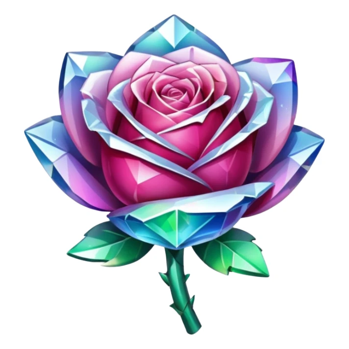 ReeRose made out of broken crystal

 sticker