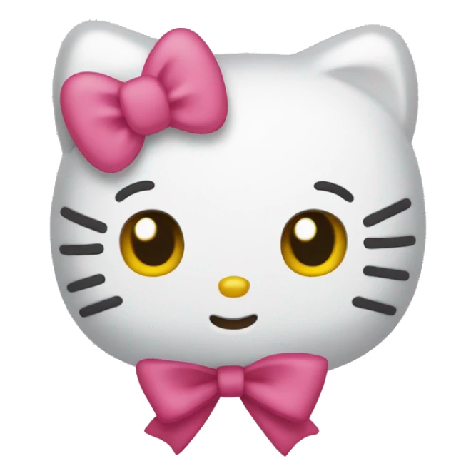 Hello kitty bow sticker
