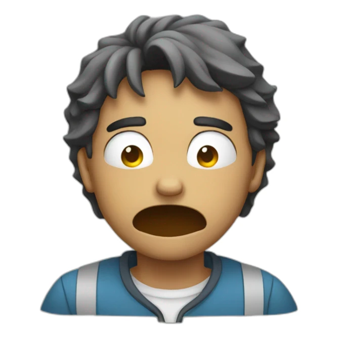 feeling pain sticker