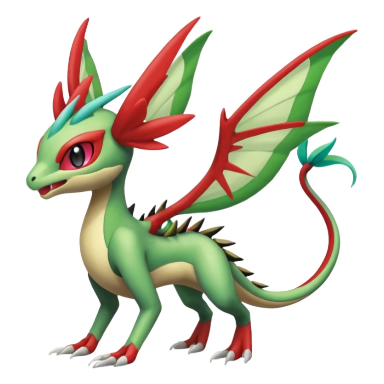 Meloetta-Flygon-Noivern-Pokémon-Fakémon-creature sticker