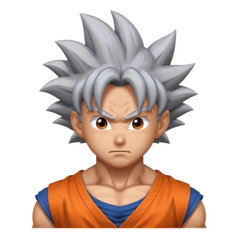 Goku Grey hair sticker
