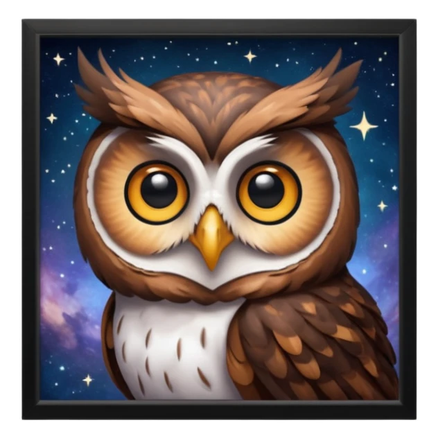 OWL SPACE sticker