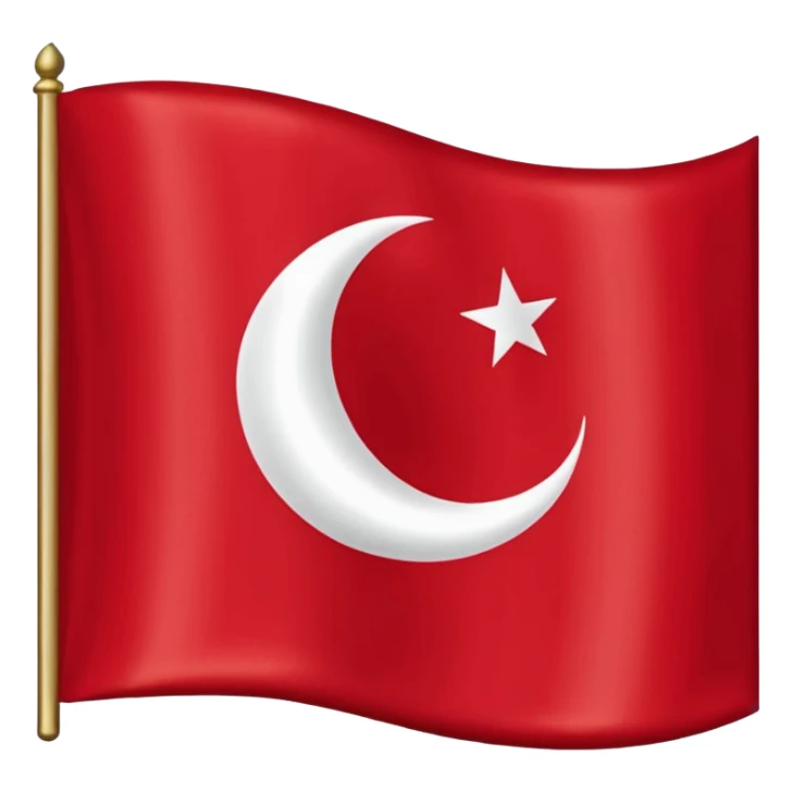 Flag of the Ottoman Empire 1453 sticker
