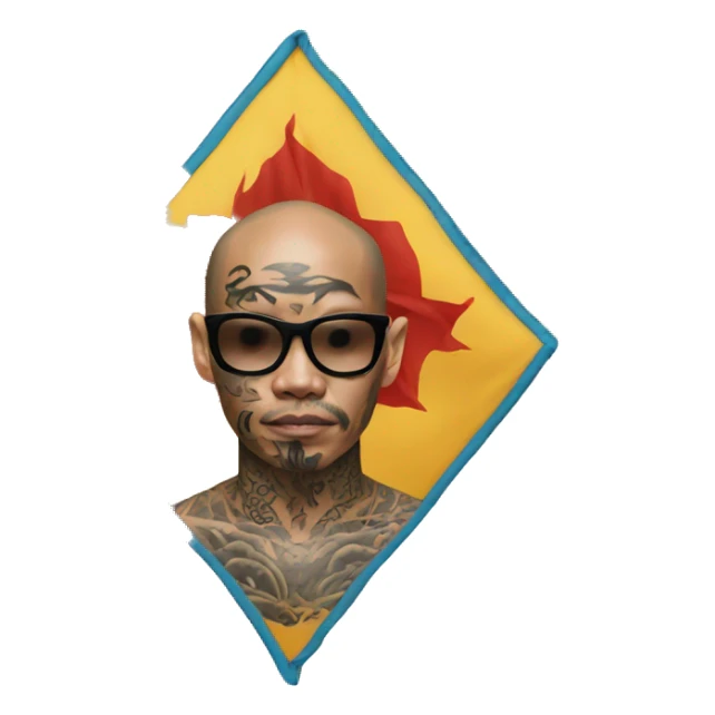 Vietnamese tattoo sticker