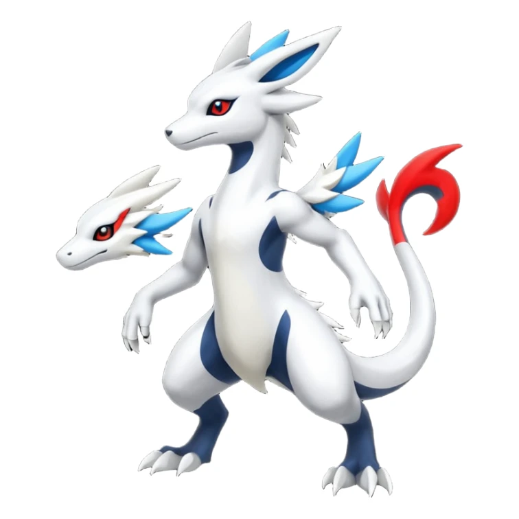 Salandit-Reshiram-Umbreon-Silvally-fusion (full body) sticker