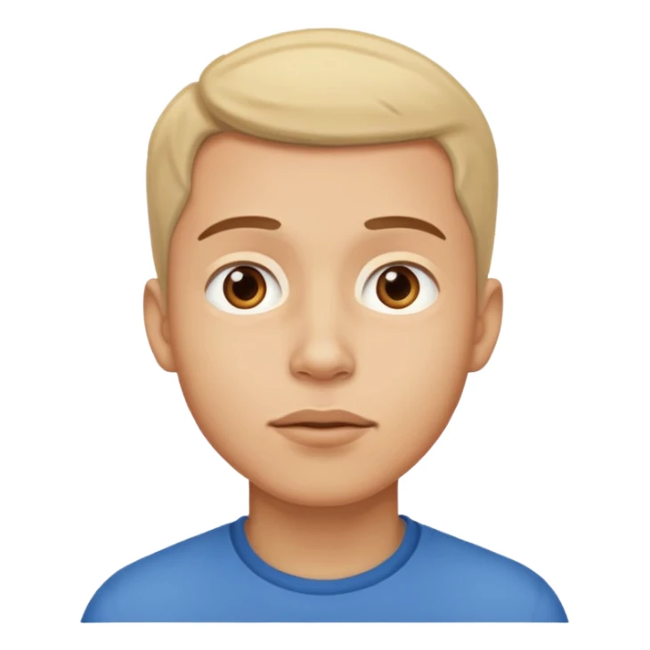 I want the the guy emoji but have him looking up sticker