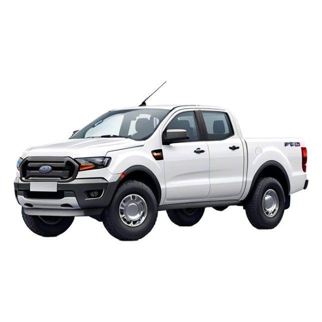 Ford Ranger - Ford (Model Year: 2024) (Iconic colour: White) sticker